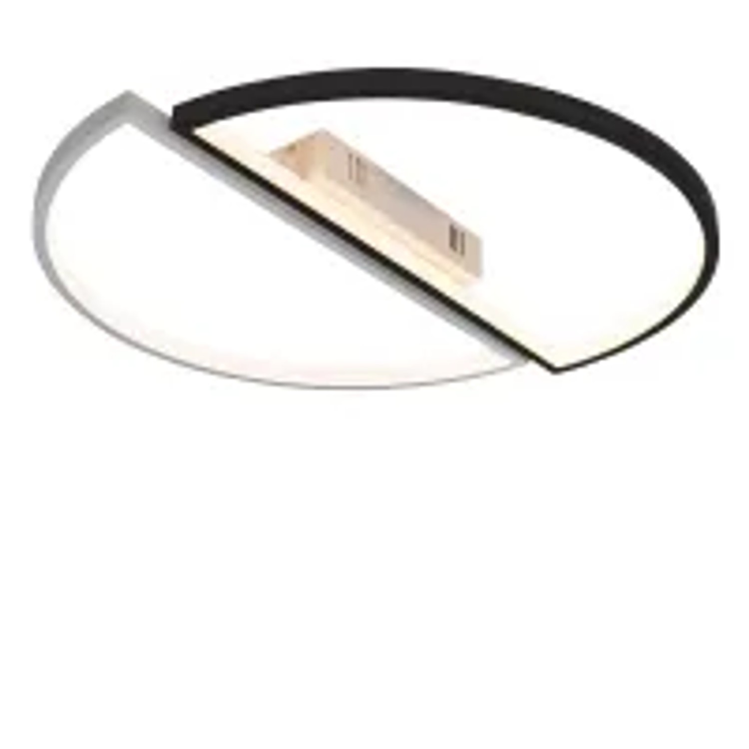 NETTLIFE LED Deckenleuchte aus Metall L48Schwarz