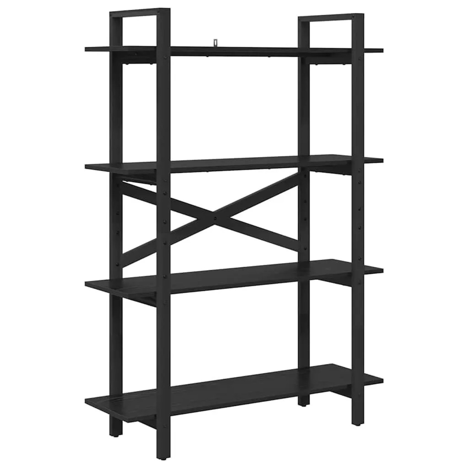 vidaXL Bücherregal Schwarz Eichen-Optik 100 x 33,5 x 140 cm 883940 günstig online kaufen