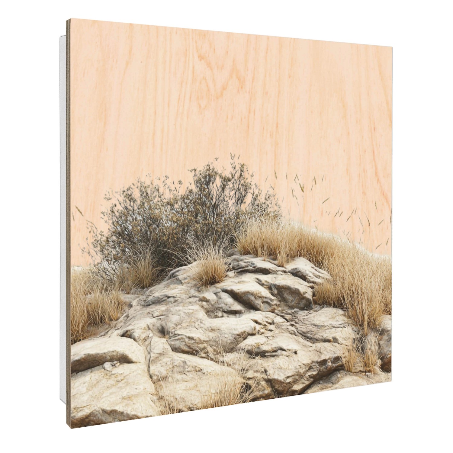 Banjado Großer Schlüsselbox Holz 30x30cm Weiß Scharnier Rechts 50 Haken Sch günstig online kaufen