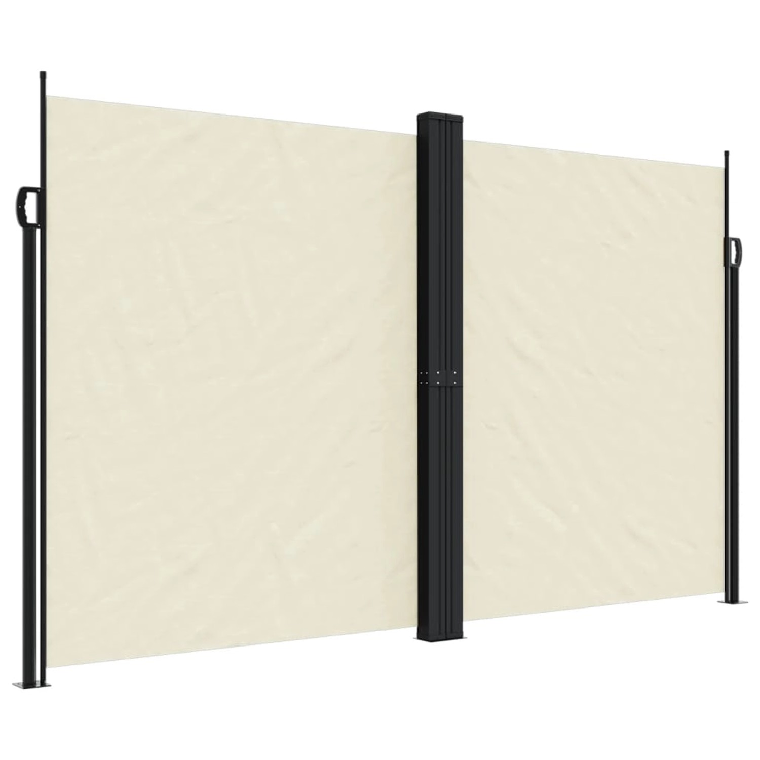 furnicato Seitenmarkise Ausziehbar Creme 200x600 cm günstig online kaufen