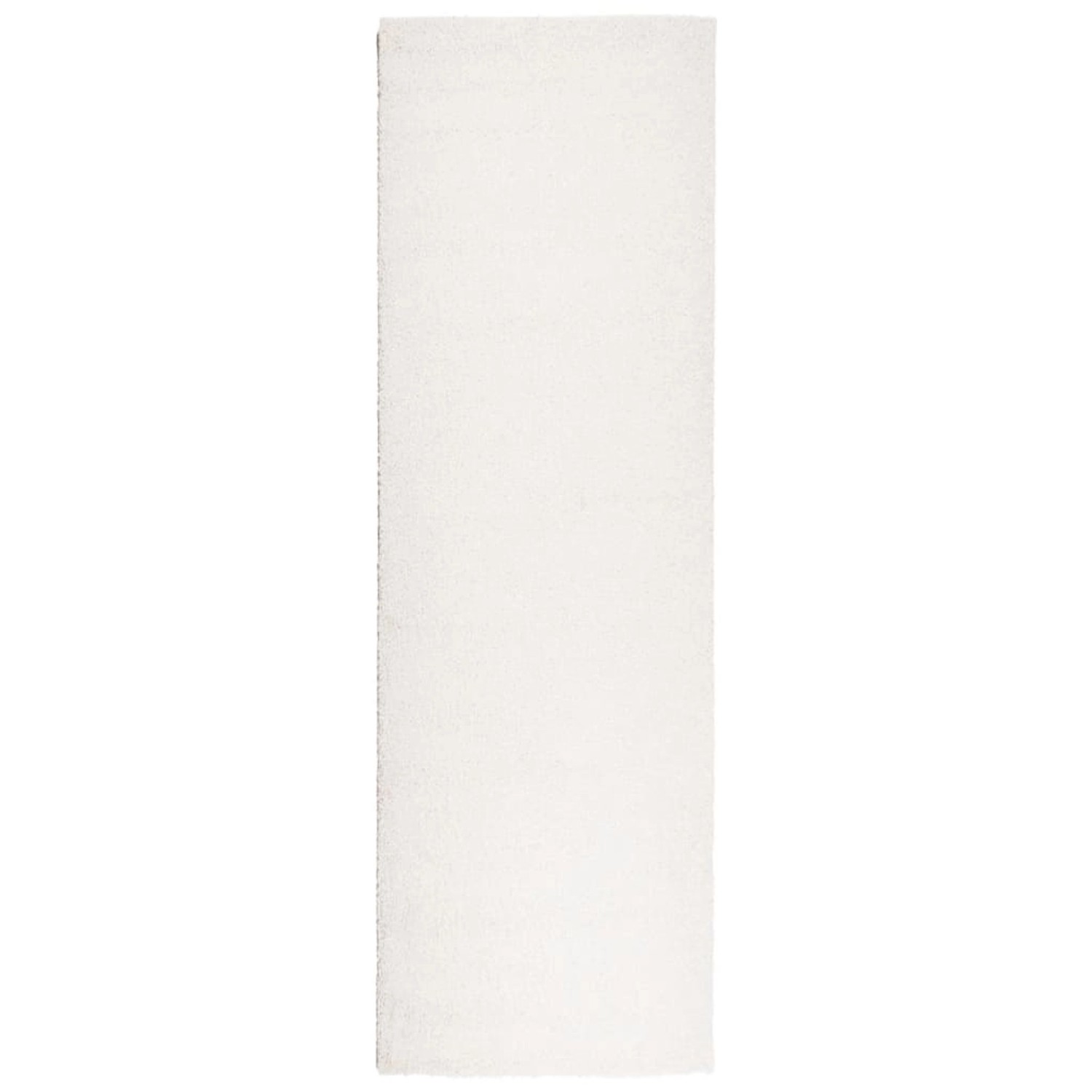 vidaXL Teppich Shaggy Hochflor Modern Creme 80x250 Cm 1955269 günstig online kaufen