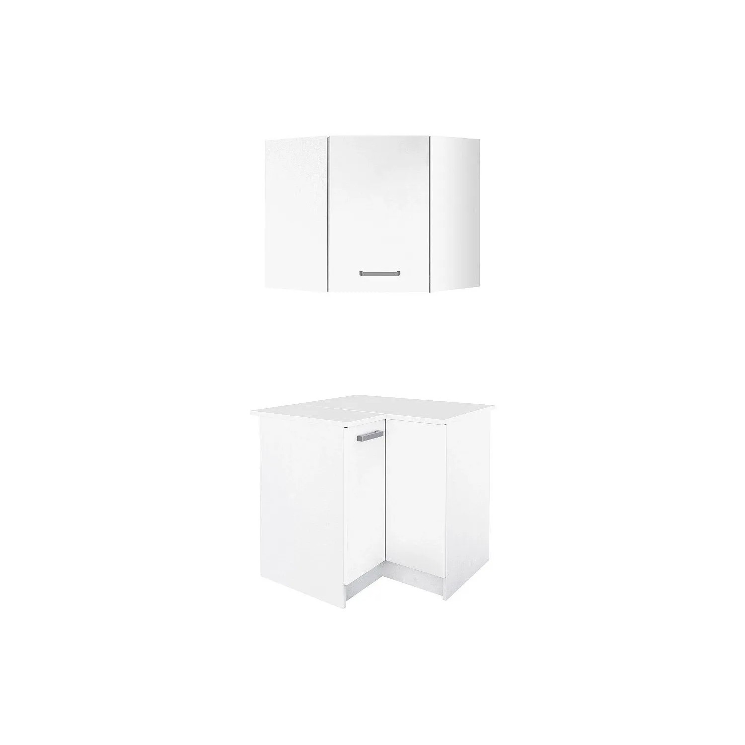 Vente-unique Küchen-Unterschrank Trattoria Weiß 88 cm