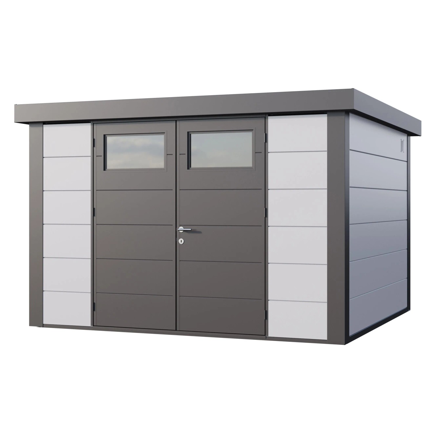 Gerätehaus Classico 3330 Weiß 328 cm x 298 cm günstig online kaufen