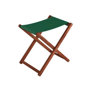 Erst-Holz Klappbarer Holz-Campinghocker XL Normale Sitzhöhe 10-226 Grün