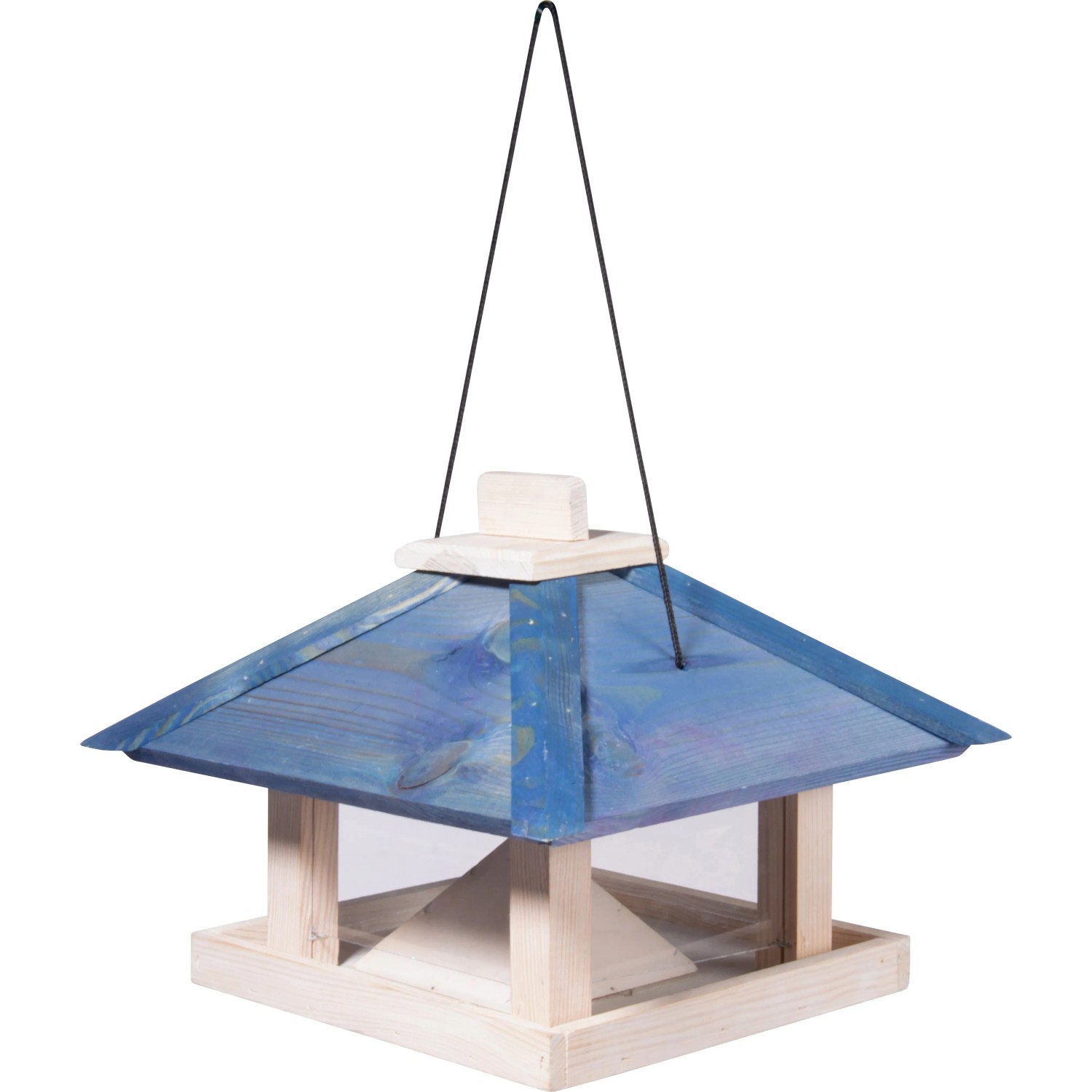 Glitzhome Vogelhaus Aus Massivholz, Marienkäfer-Design, 29,2 Cm Hoch | Hängendes Gartenvogelhaus Für Draußen