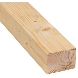 Sägeraues Fichte/Tanne Kantholz, 58x78x2000mm, ideal für Dachstühle und Möbelbau.