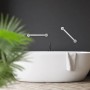 Relaxdays 2er Set Haltegriffe Edelstahl Silber 200 kg 6 cm x 40 cm x 8 cm_2