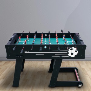 Schwarzer, faltbarer Cougar Tischkicker Scorpion Kick für Spiel & Spaß.