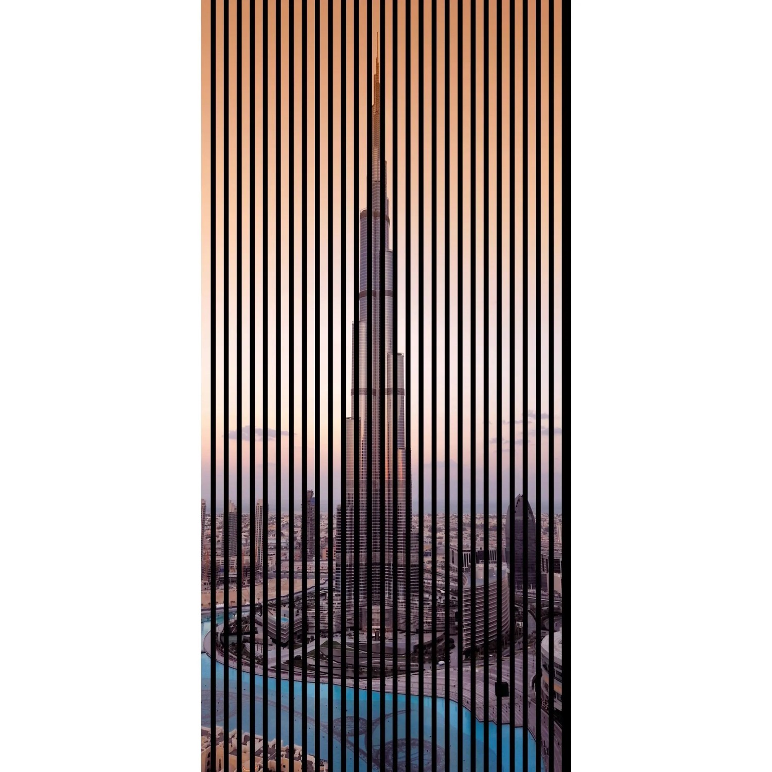 FN Acustico Akustikplatte Dubai 1 PET u. MDF Foliert 1.133 x 19 x 2.400 mm