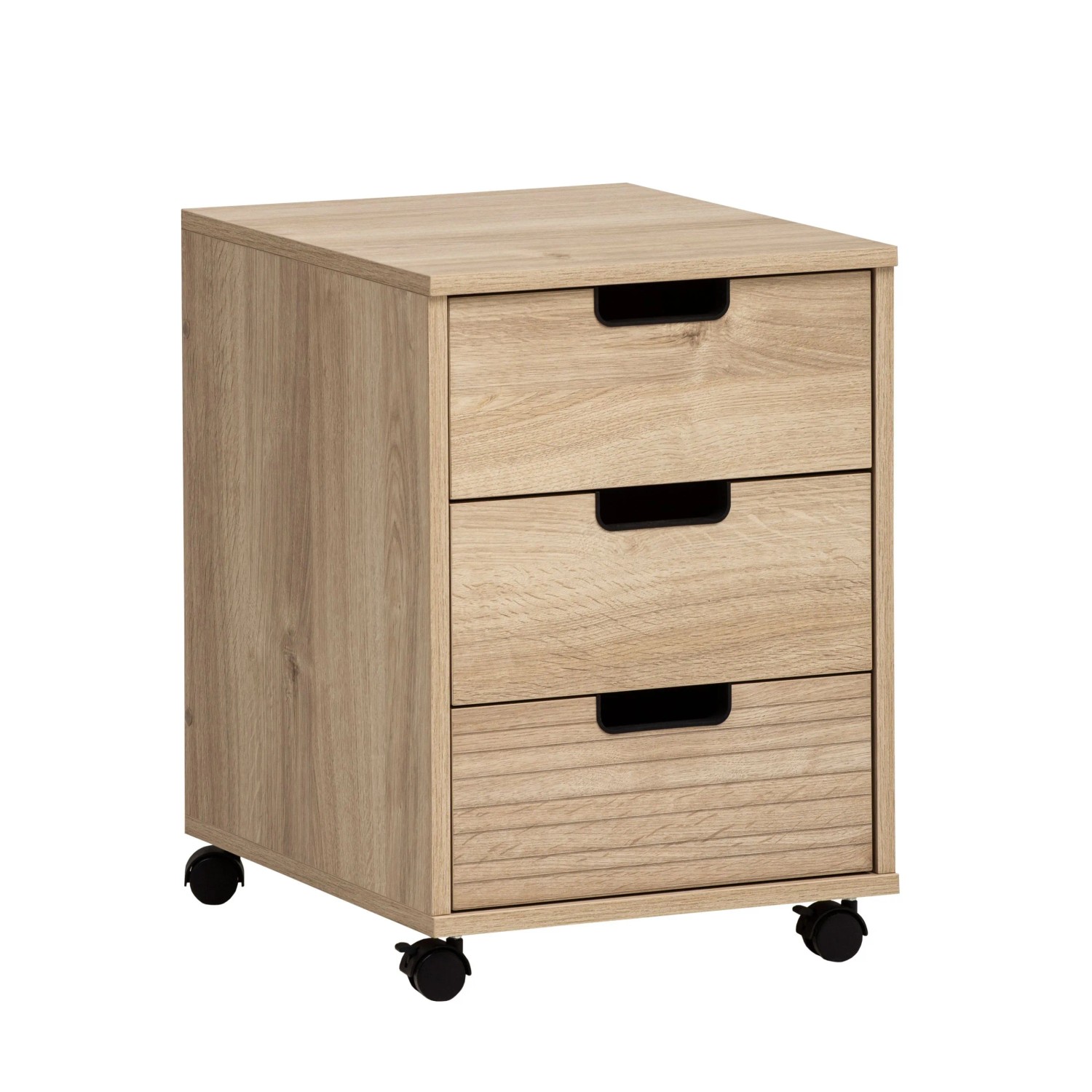 Thumbnail - Schildmeyer Rollcontainer Emmik 57 cm x 50 cm x 40,1 cm Eiche