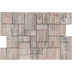 Diephaus Pflastersteine Mero Muschelkalk im Mehrformat, 6 cm stark, für PKW-befahrbare Flächen.