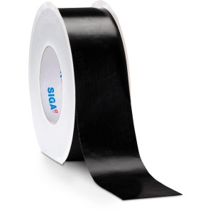 Siga Wigluv Black Klebeband, 60mm x 40m Rolle für winddichte Fassadenanschlüsse.