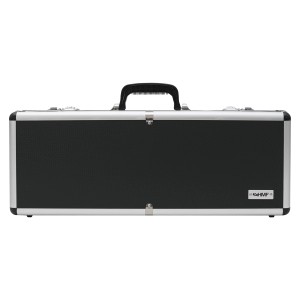 HMF 14433-02 Alu Koffer Zahlenschloss 62 x 26 x 12 cm Schwarz