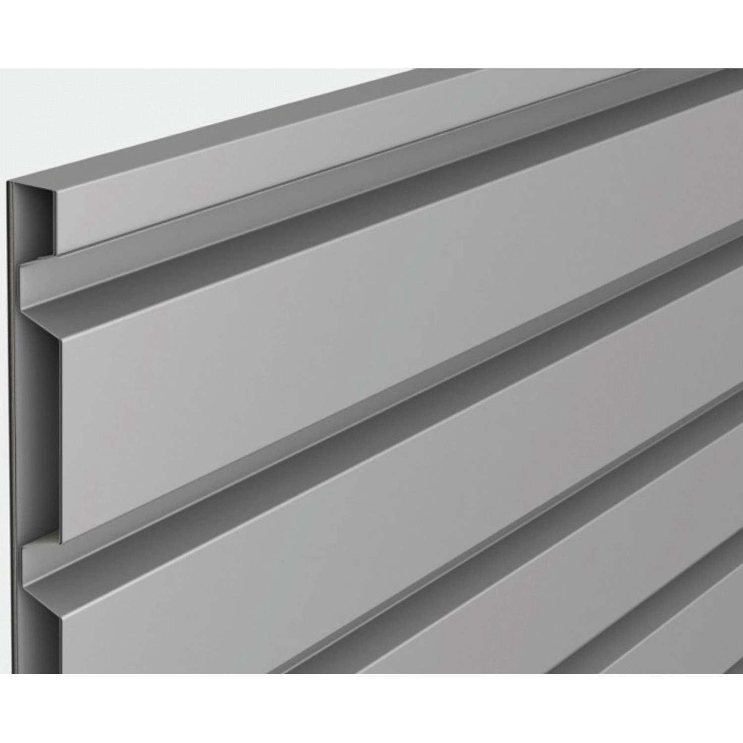 Detailansicht des Biohort Hochbeets aus Metall in Quarzgrau-Metallic.