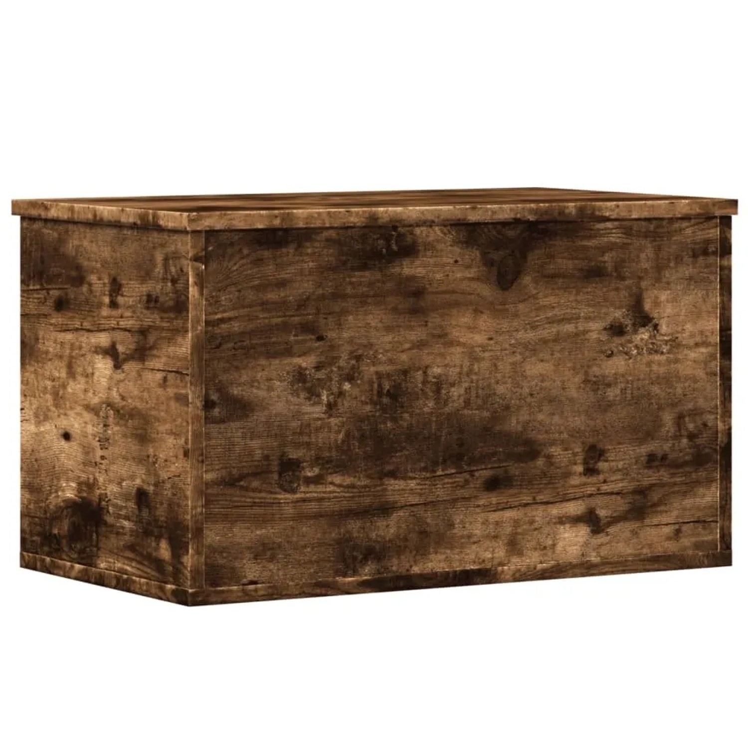 vidaXL Truhe Räuchereiche 60x35x35 cm Holzwerkstoff 840678