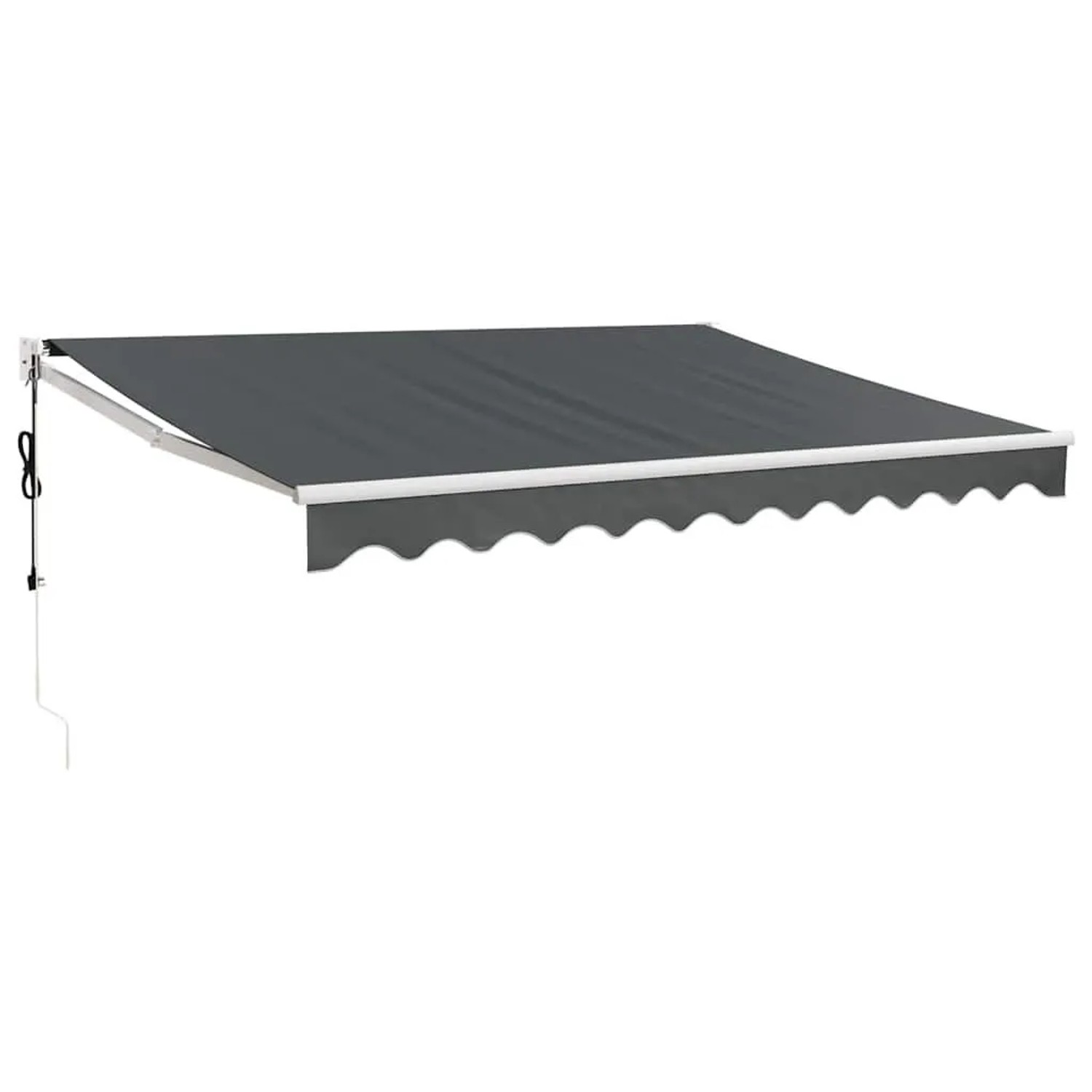 vidaXL Elektrische Markise mit Kurbel Anthrazit 3x2,5 m 3154486