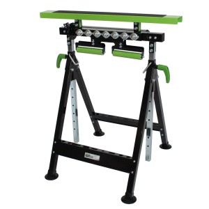 TRUTZHOLM Arbeitsbock 4in1: Höhenverstellbarer Rollenbock, klappbar für Werkstatt & Hobby.