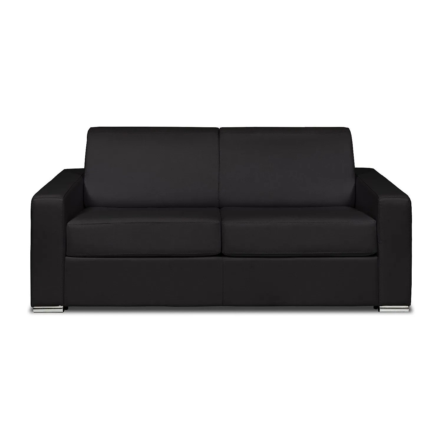 Vente-unique Schlafsofa Calito Schwarz 194 cm