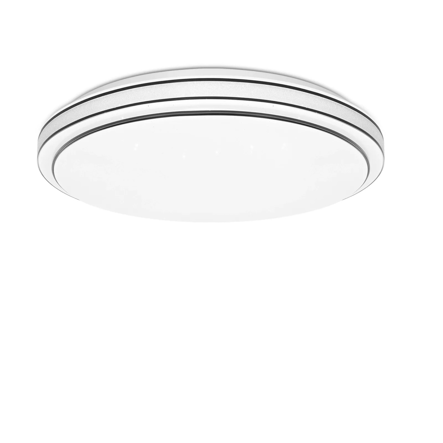 NETTLIFE LED Deckenleuchte aus Kunststoff L27cmSchwarz-1