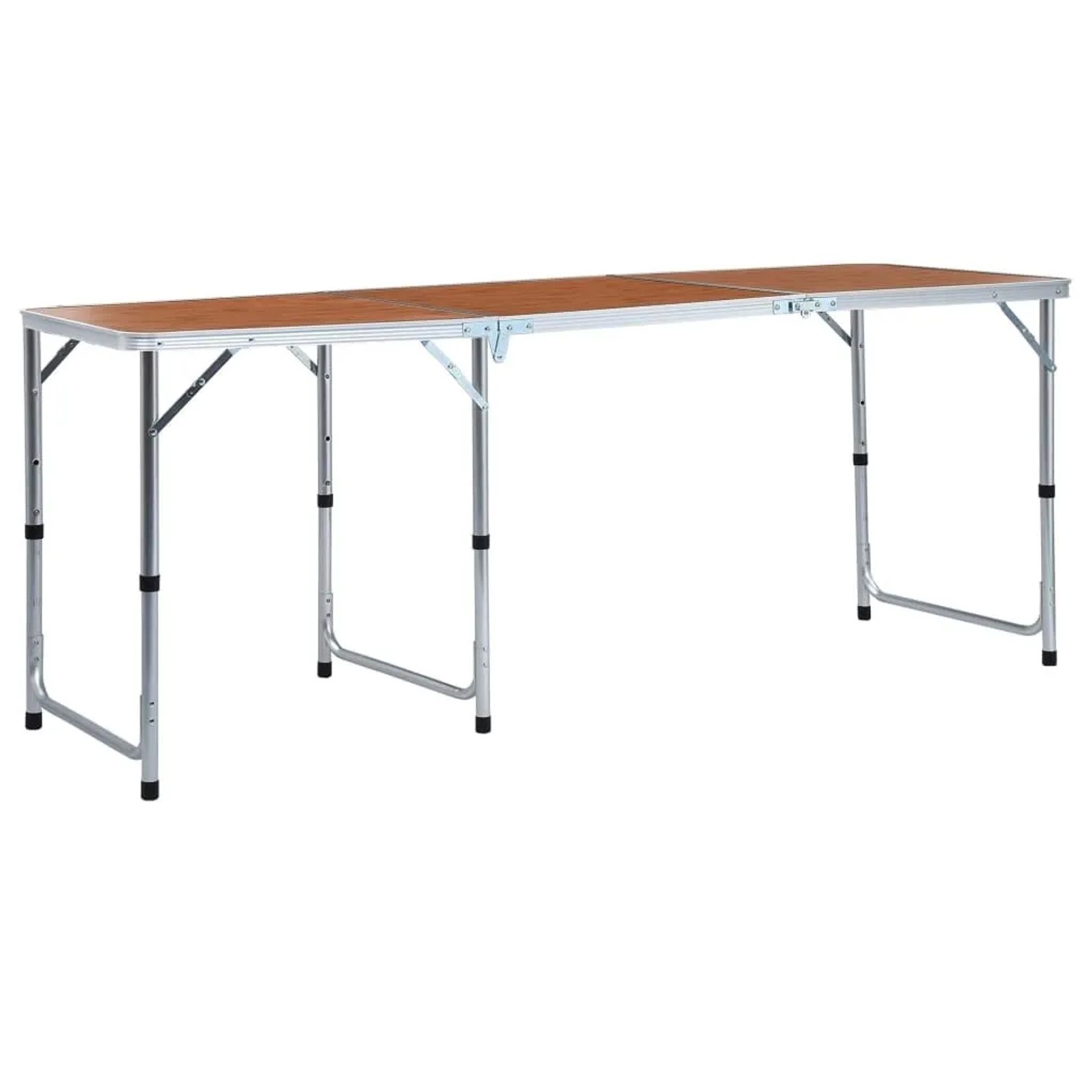 vidaXL Klappbarer Campingtisch Aluminium 180 x 60 cm 48174