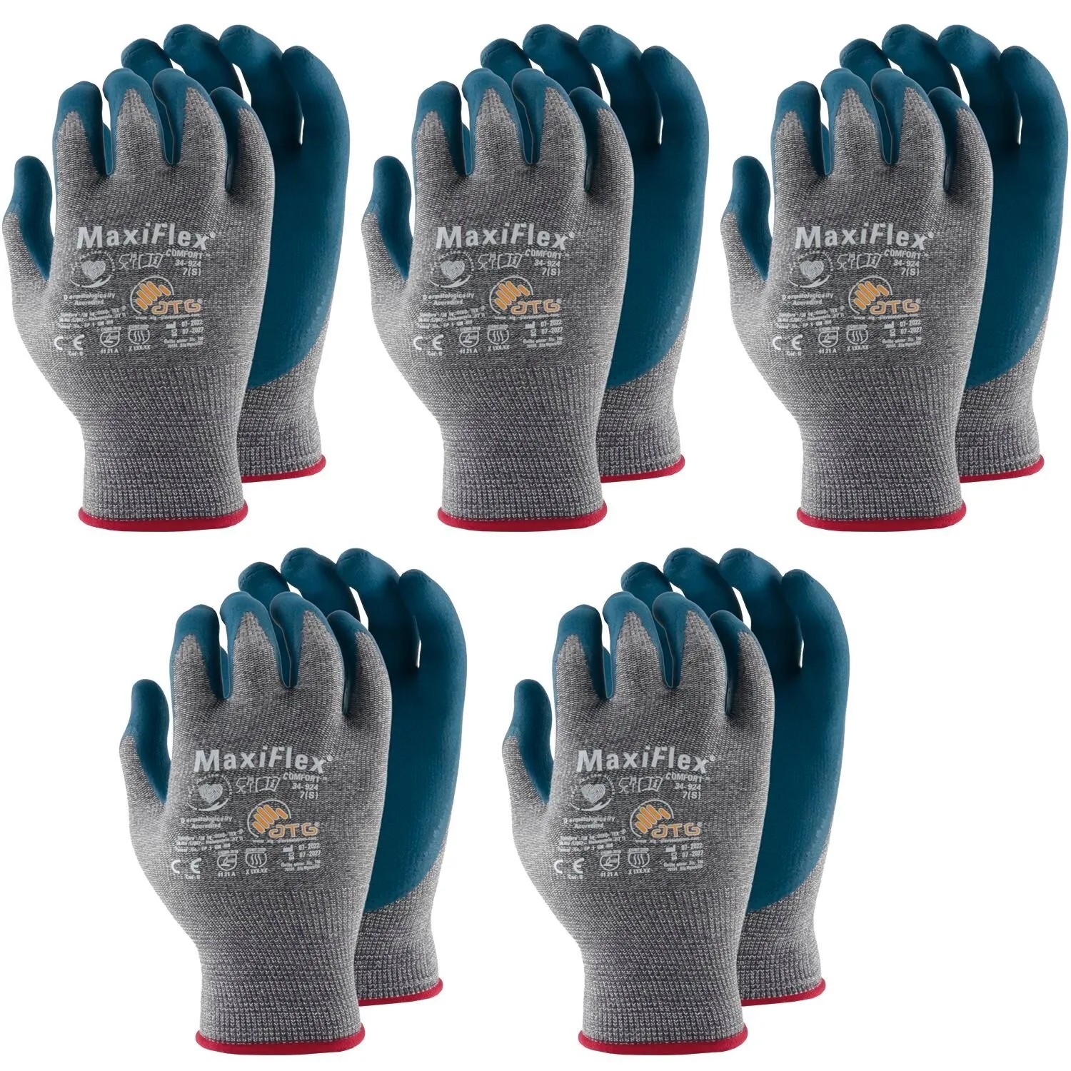 vasalat Set Maxi Comfort Montagehandschuhe Grau Größe 7 5 Paar
