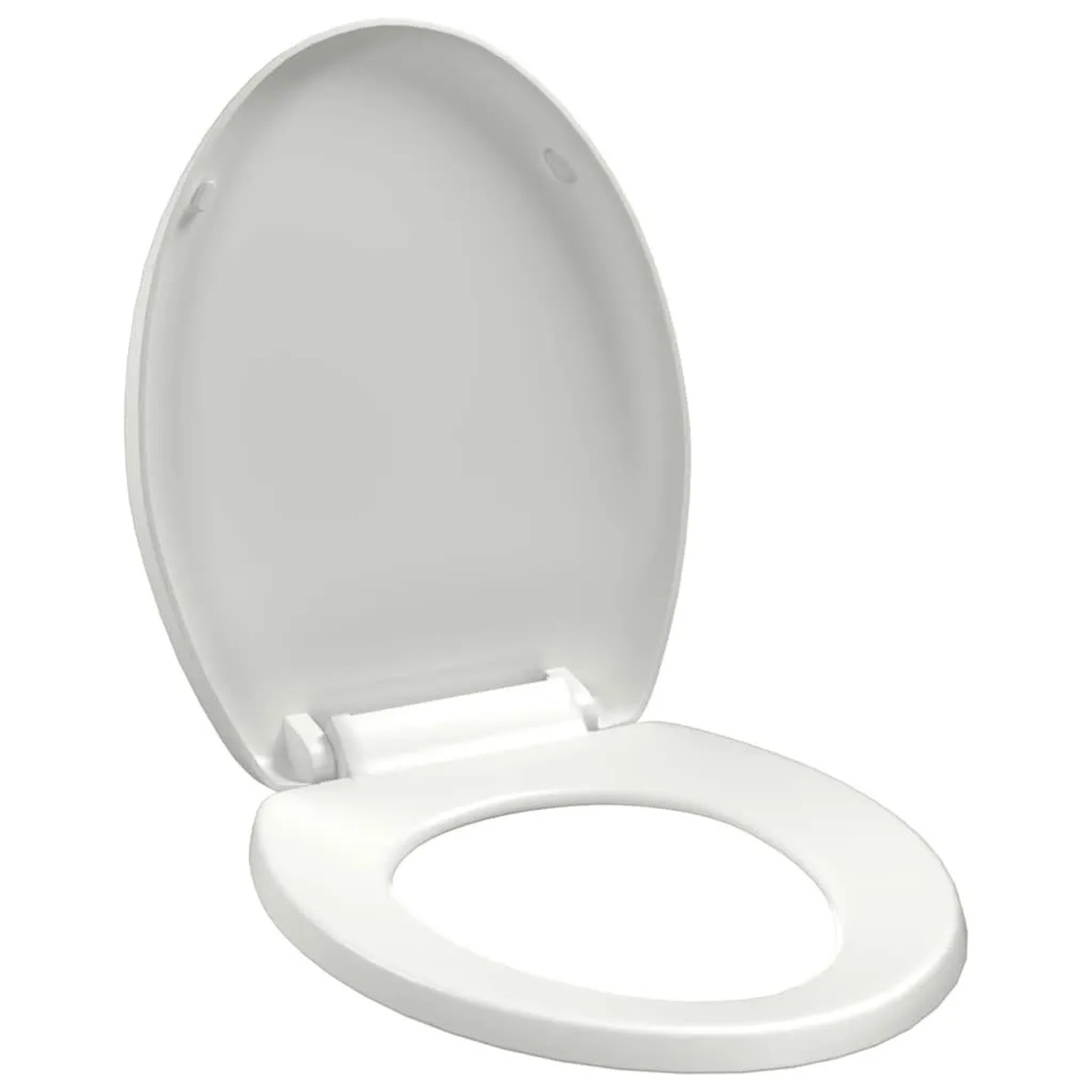 vidaXL Toilettensitz mit Absenkautomatik und Quick-Release-Design Weiß 145015