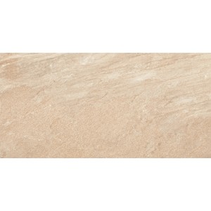 Beige Feinsteinzeug Bodenfliese Olympus, 59,7x119,7 cm, matte Steinoptik für Innen- & Außenbereich.