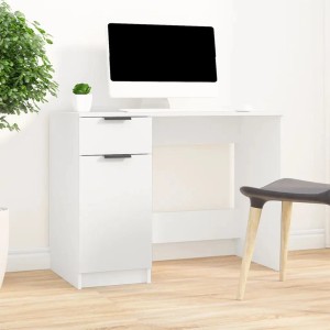 vidaXL Schreibtisch Weiß 100x50x75 cm Holzwerkstoff 811493