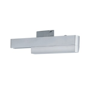 Paulmann URail Schienenadapter Zigbee 3.0 Smart Home, Chrom Matt, rechteckig, für LED-Schienensysteme.