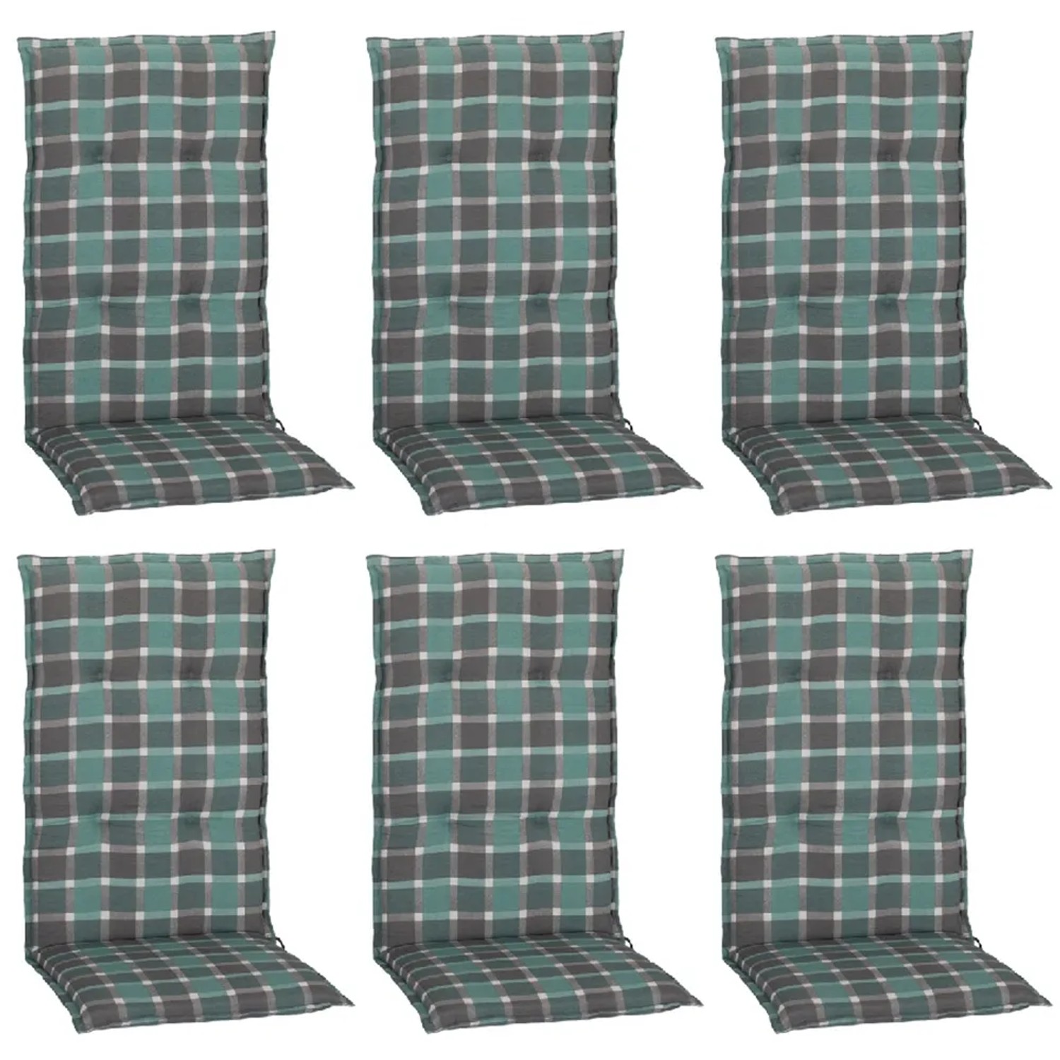 Beo Sitzauflage Hochlehner Büsum 6er-Set Türkis günstig online kaufen
