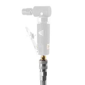 STAHLWERK Druckluftschlauch (10m) mit Schnellkupplung am Kompressor. Robust und flexibel.