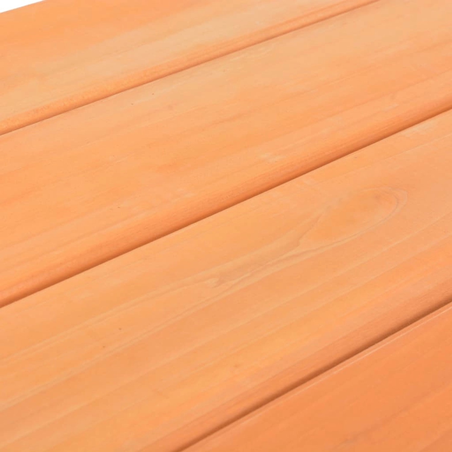 Detailansicht: Tischplatte aus Tannenholz für vidaXL Kinder-Picknicktisch.