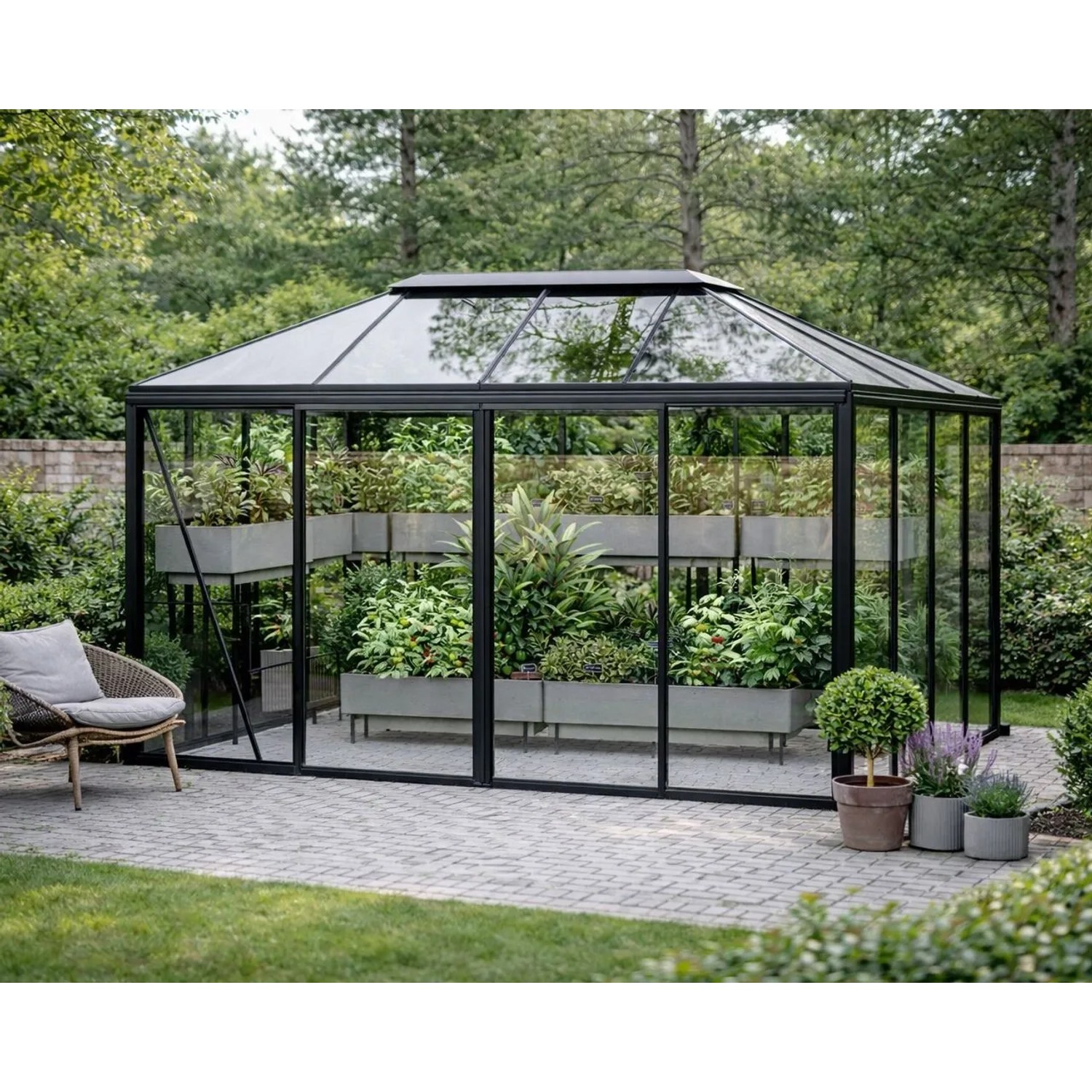 Bloomcabin Premium-Qualität Gewächshaus Pyramide GHP2