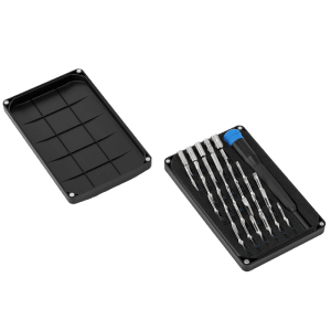 iFixit Bit-Set Moray Precision, 33-teilig, blau-schwarz, für Elektronikreparaturen.