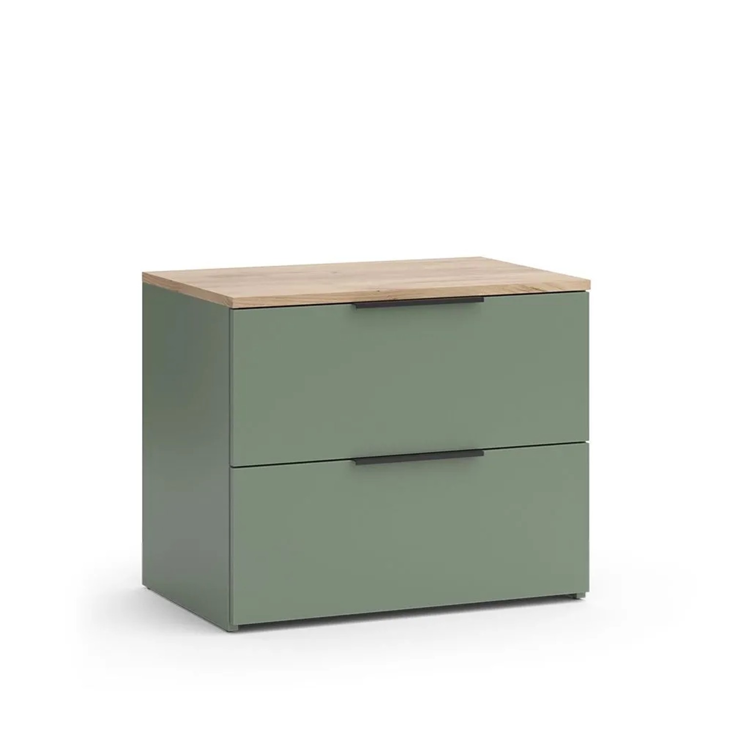 Vicco Kommode Wido Grün 60 x 50 mit 2 Schubladen Art Nr 56607