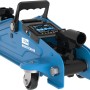 Blauer Güde Rangierwagenheber GRH 2/330L mit Tragegriff und Rollen für Werkstatt und Garage.