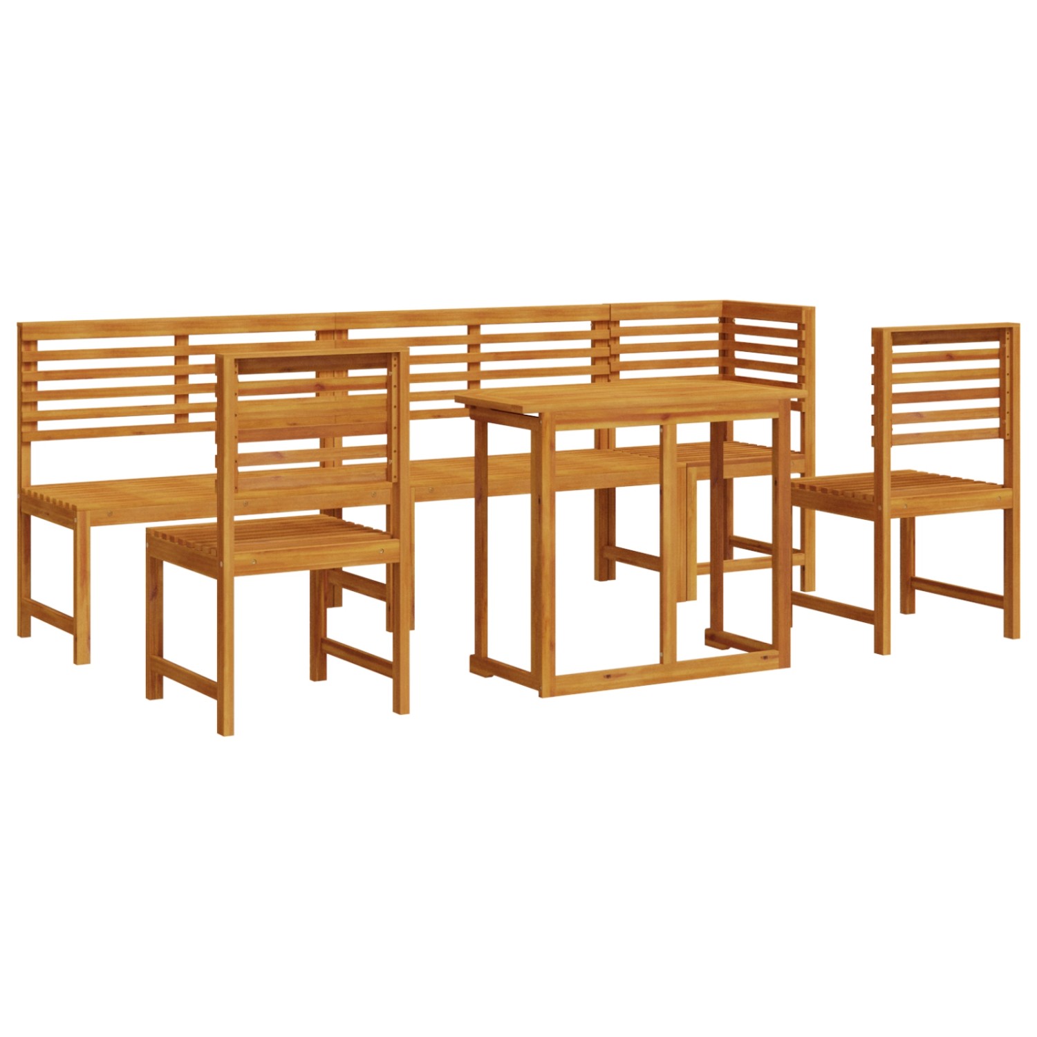 vidaXL 6-tlg Garten-Essgruppe Massivholz Akazie 3328697 günstig online kaufen