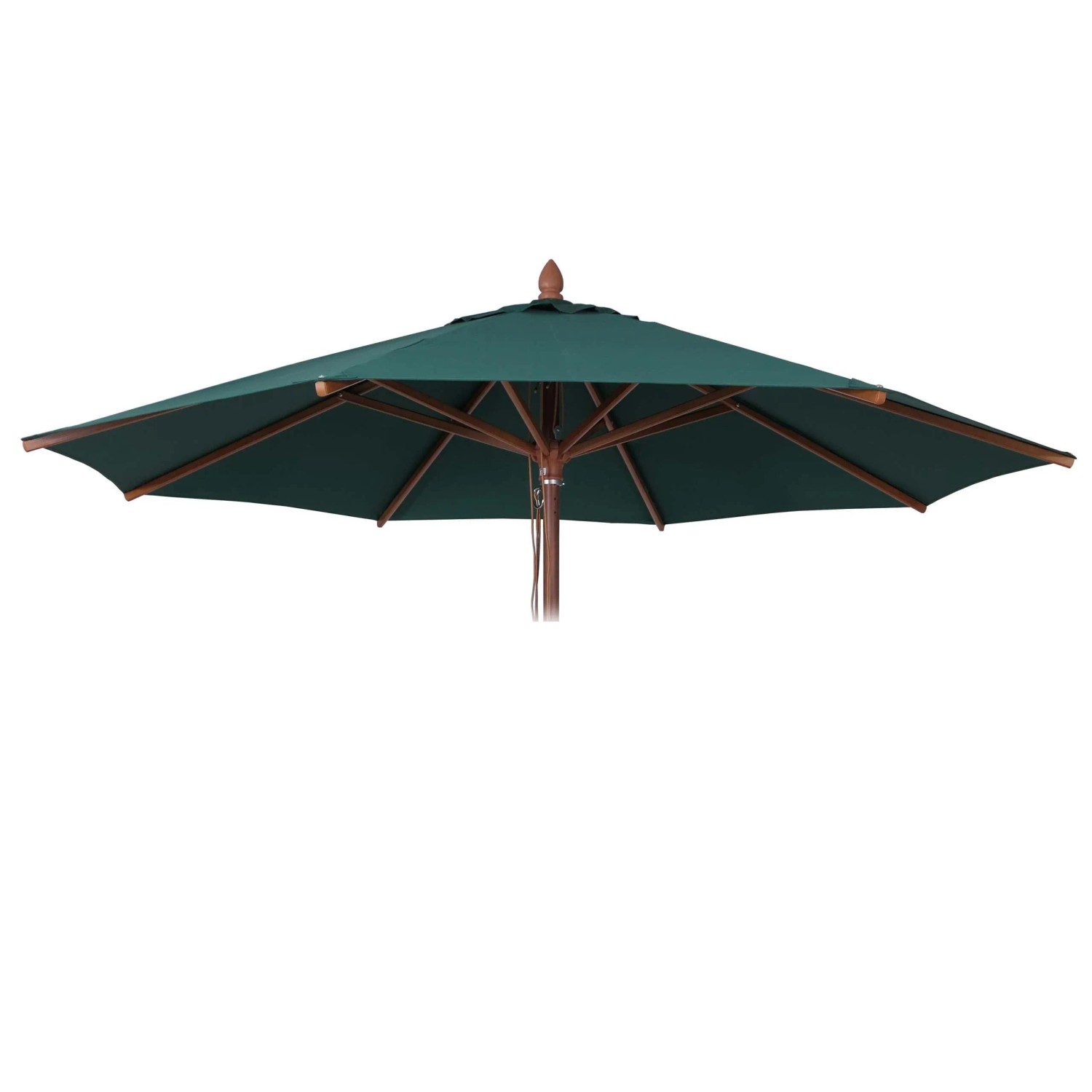 MCW Ersatz-Bezug Für Gastronomie Holz-Sonnenschirm C57b Rund Polyester Dunkelgrün