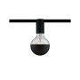 Paulmann URail Spot Ceiling Socket, schwarz, E27, max. 20W, dimmbar. Schienensystem Leuchte.