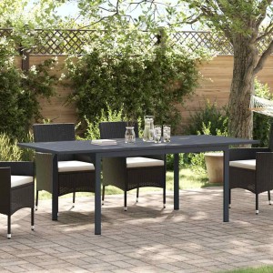 vidaXL Ausziehtisch 2 Stk Anthrazit 210 x 90 x 73 cm Stahl 3381205