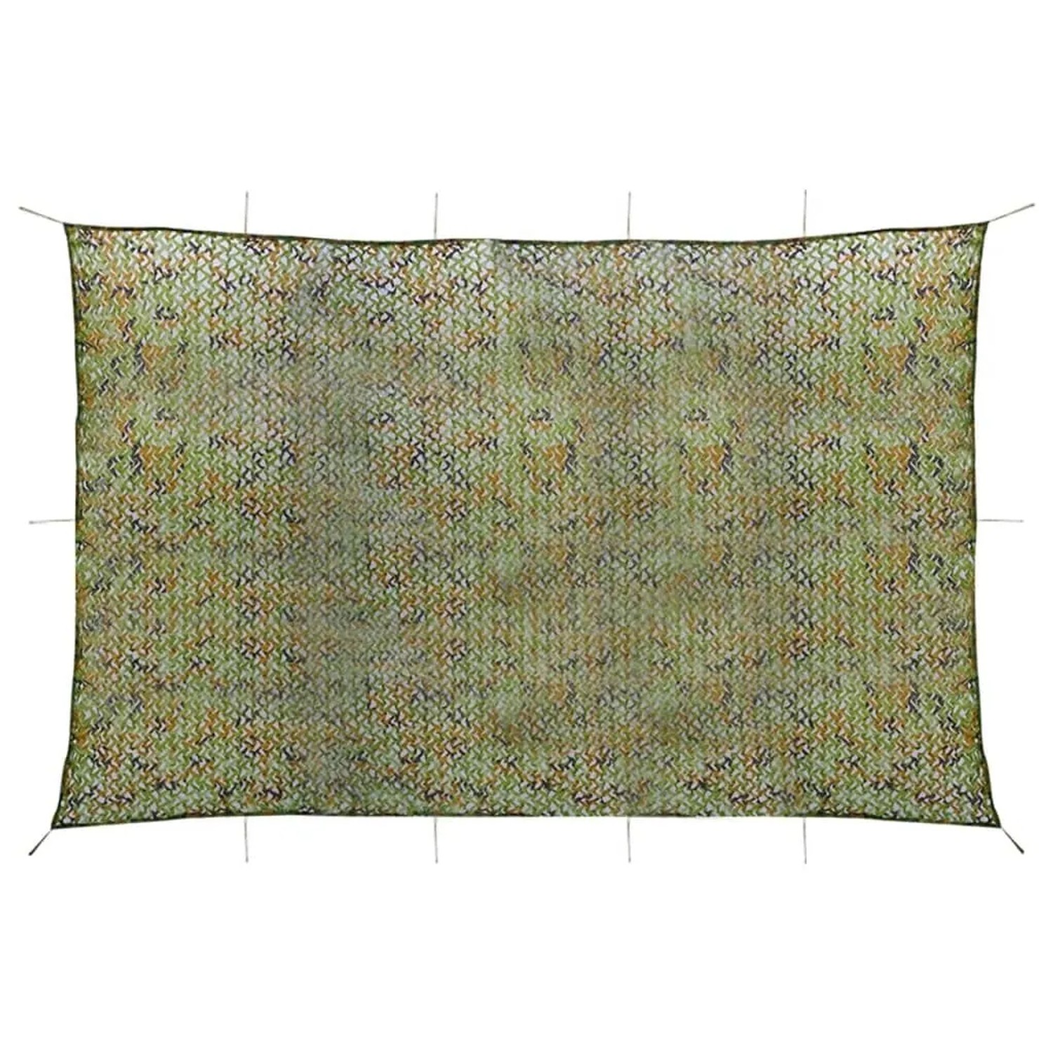 vidaXL Tarnnetz mit Aufbewahrungstasche 6x7 m Grün 135901