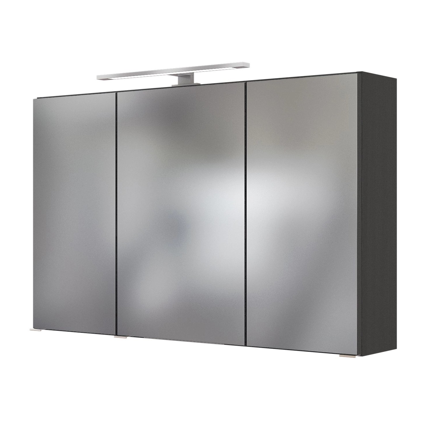 Held Möbel Spiegelschrank Neapel 100 cm Graphit günstig online kaufen