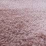 Detailansicht: Rosa Ayyildiz Hochflorteppich Fluffy, runder Shaggy Teppich.