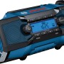 Bosch Professional Akku-Radio GPB 18V-2 C Solo in Blau/Schwarz. Robustes Baustellenradio mit Bluetooth.