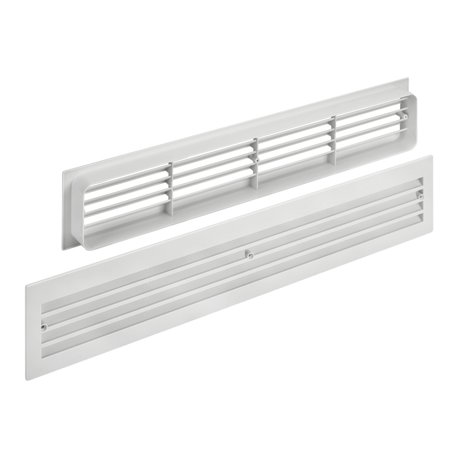 SOTECH 1 Paar Lüftungsgitter BRISE für Türen Schlitzlochung Hellgrau günstig online kaufen