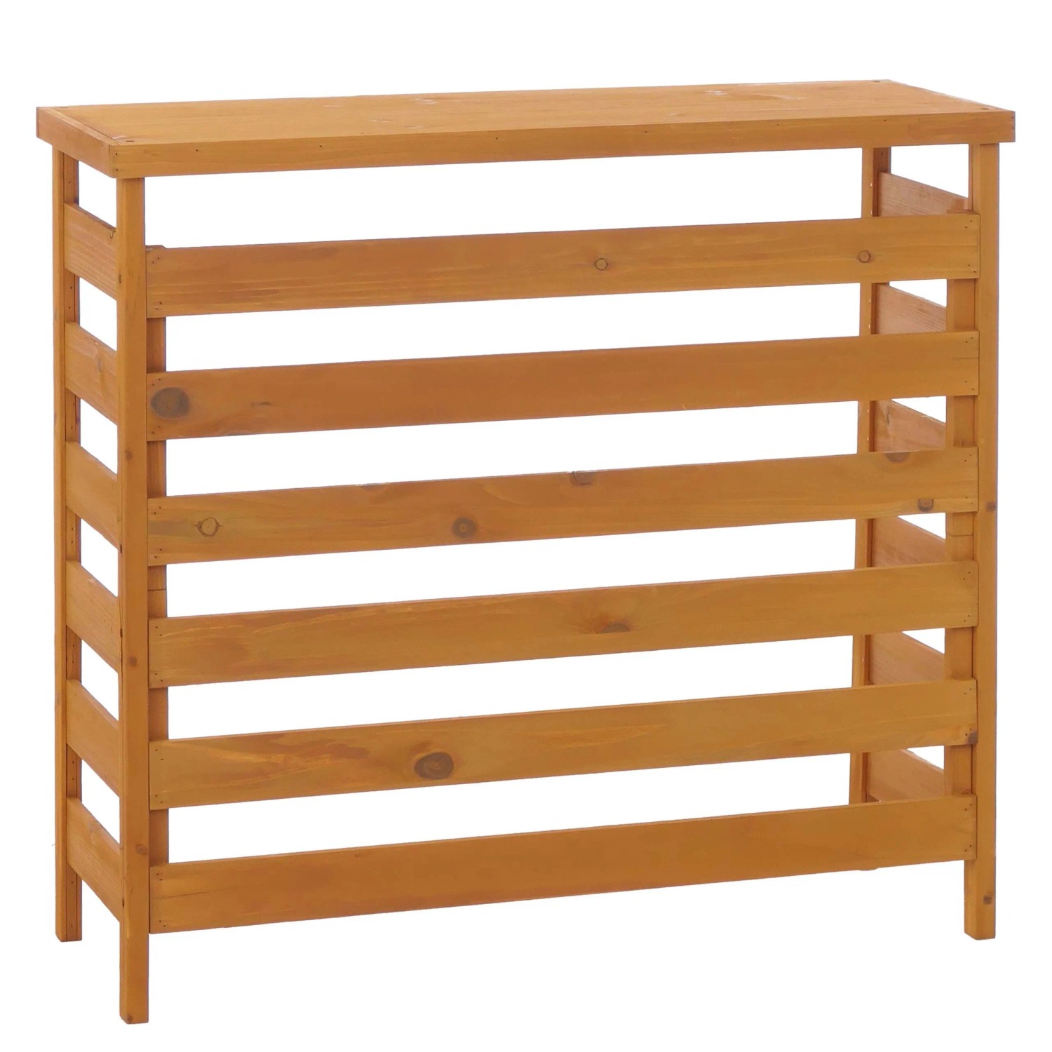 MCW Verkleidung Für Klimaanlage/Wärmetauscher Q15 Holz 78x84x32cm Natur