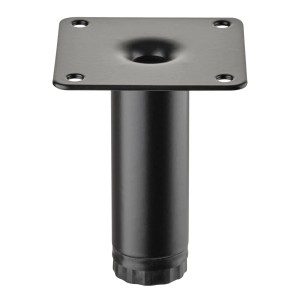 SOTECH Möbelfuß LIMA D25 x 80 Schwarz Matt