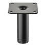 SOTECH Möbelfuß LIMA, D25 x 80, schwarz matt, höhenverstellbar, für Möbel