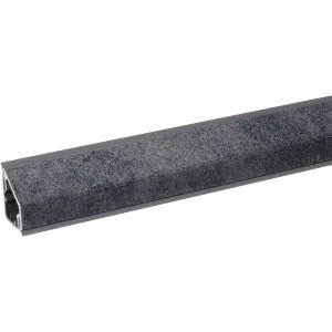 Kaindl Wandabschlussleiste Atlantic Stone Steel, 300 cm lang, für Arbeitsplatten.