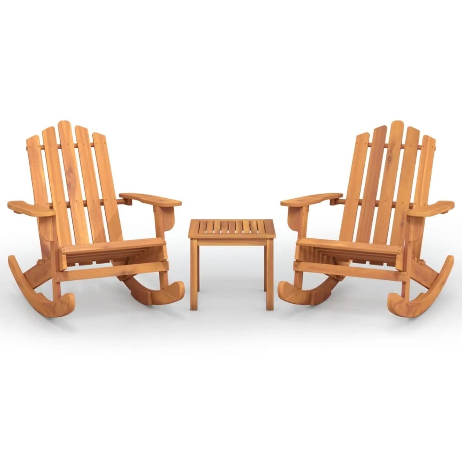 vidaXL 3-Tlg Garten-Lounge-Set Adirondack Massivholz Akazie 3152127